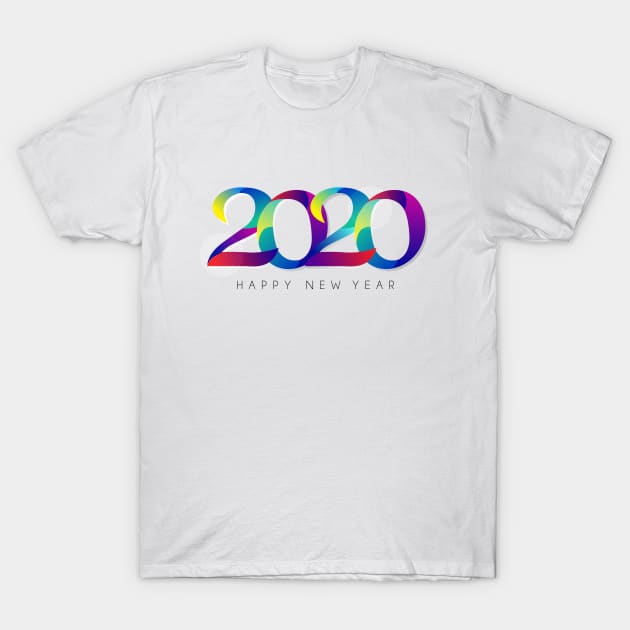 happy new year 2020 T-Shirt by Rosomyat